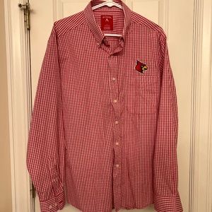 NWOT Mens University of Louisville button down